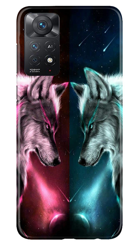 Wolf fight Mobile Back Case for Redmi Note 11 Pro 5G (Design - 190) Wolf fight Case for Redmi Note 11 Pro 5G (Design No. 190)