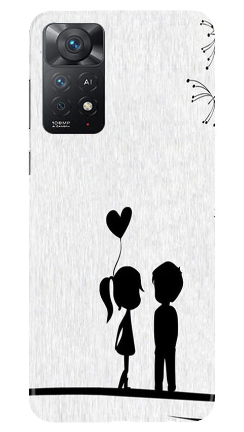 Cute Kid Couple Mobile Back Case for Redmi Note 11 Pro 5G (Design - 252) Cute Kid Couple Case for Redmi Note 11 Pro 5G (Design No. 252)