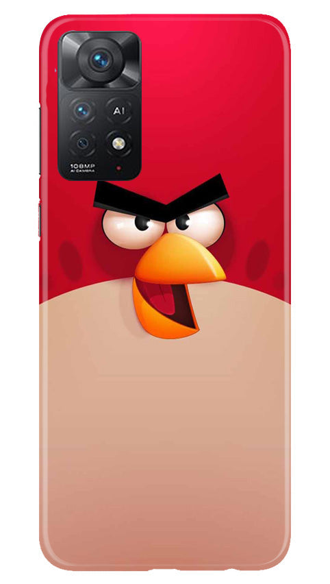 Angry Bird Red Mobile Back Case for Redmi Note 11 Pro 5G (Design - 287) Angry Bird Red Mobile Back Case for Redmi Note 11 Pro 5G (Design - 287)