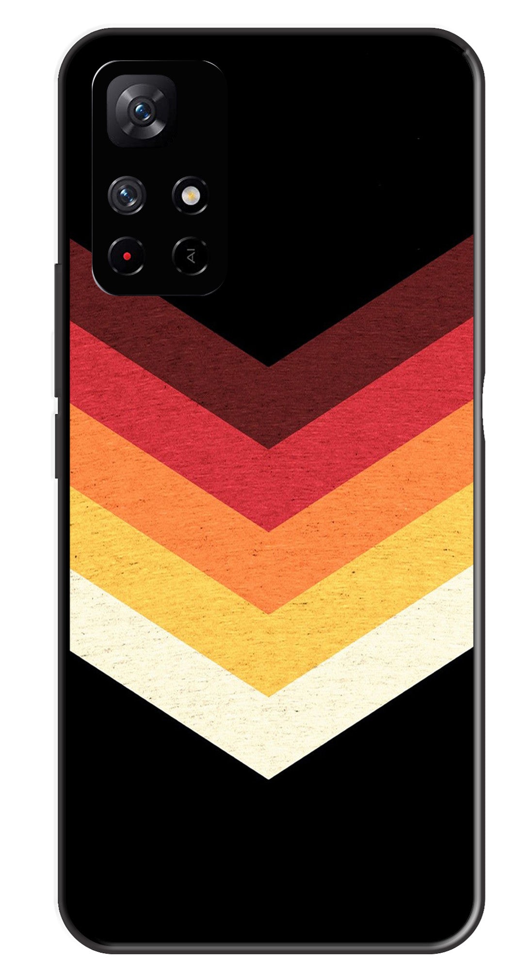 MultiColor Arrow Metal Mobile Case for Redmi Note 11T MultiColor Arrow Metal Mobile Case for Redmi Note 11T (Design No -04)
