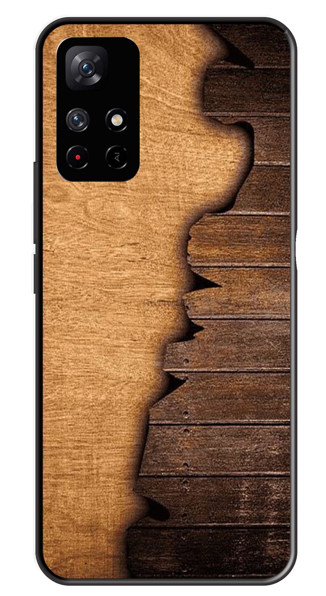 Wooden Design Metal Mobile Case for Redmi Note 11T Wooden Design Metal Mobile Case for Redmi Note 11T (Design No -13)
