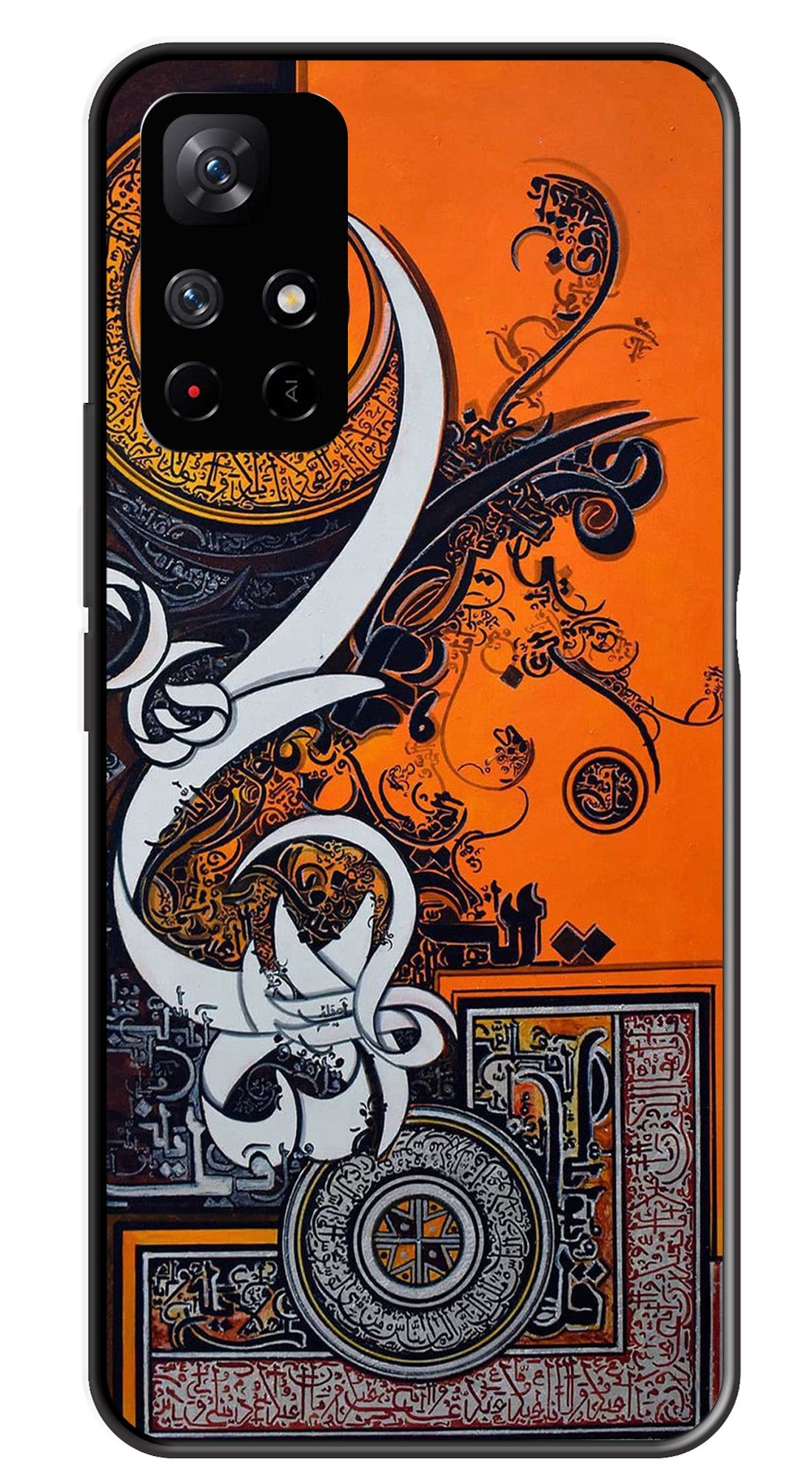 Qalander Art Metal Mobile Case for Redmi Note 11T Qalander Art Metal Mobile Case for Redmi Note 11T (Design No -16)