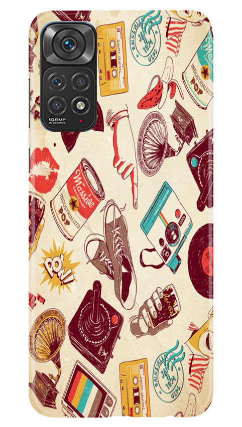 Vintage Mobile Back Case for Redmi Note 11s (Design - 35) Vintage Case for Redmi Note 11s