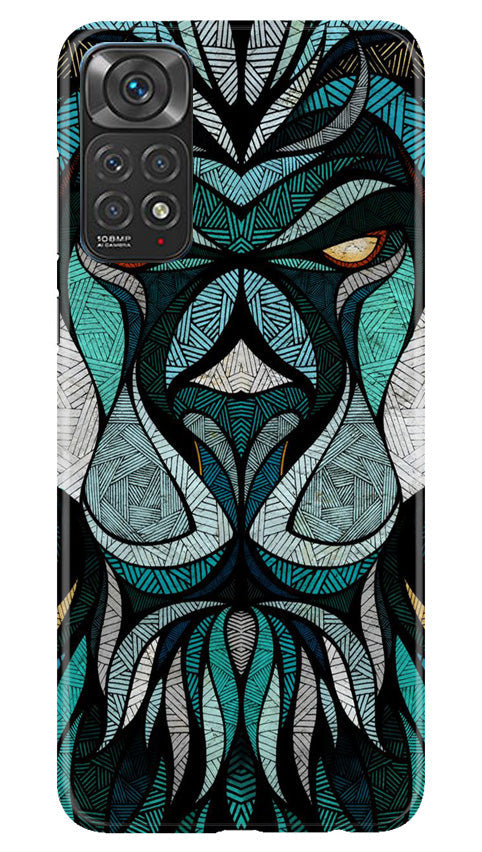 Lion Mobile Back Case for Redmi Note 11s (Design - 97) Lion Case for Redmi Note 11s