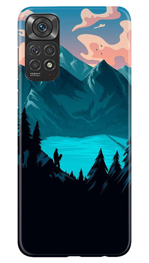 Mountains Mobile Back Case for Redmi Note 11s (Design - 155) Mountains Case for Redmi Note 11s (Design - 155)
