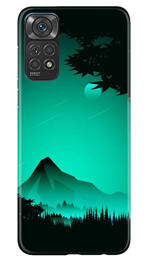Moon Mountain Mobile Back Case for Redmi Note 11s (Design - 173) Moon Mountain Case for Redmi Note 11s (Design - 173)