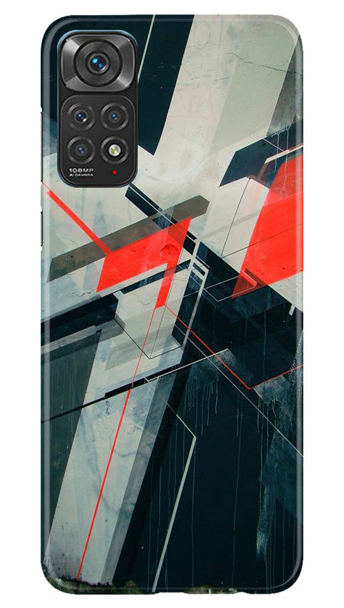 Modern Art Mobile Back Case for Redmi Note 11s (Design - 199) Modern Art Case for Redmi Note 11s (Design No. 199)