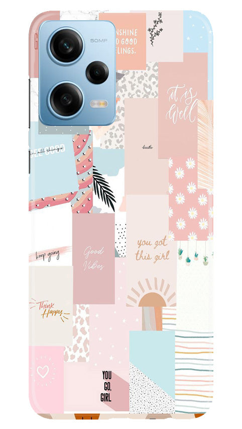 Shinny Blue Background Mobile Back Case for Redmi Note 12 5G (Design - 32) Shinny Blue Background Case for Redmi Note 12 5G