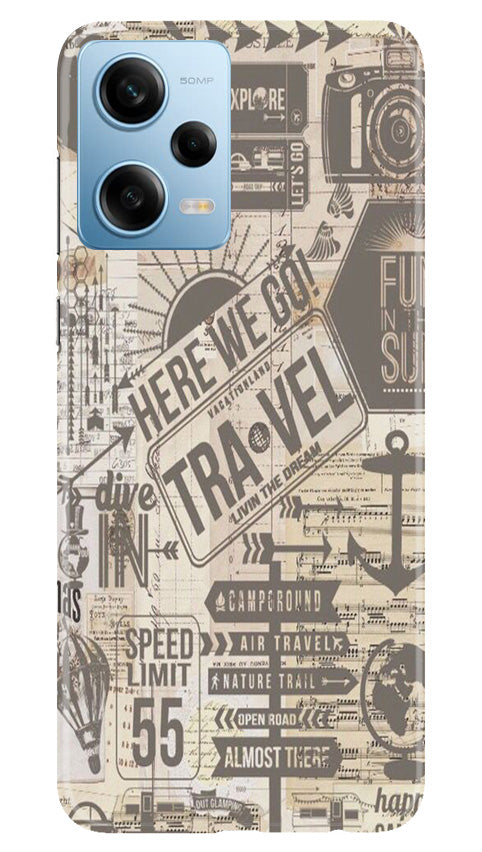 Travel Mobile Back Case for Poco X5 5G (Design - 104) Travel Case for Poco X5 5G (Design - 104)