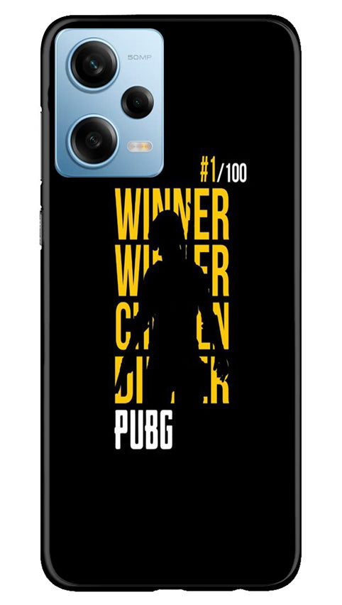 Pubg Winner Winner Mobile Back Case for Redmi Note 12 5G (Design - 146) Pubg Winner Winner Case for Redmi Note 12 5G (Design - 146)