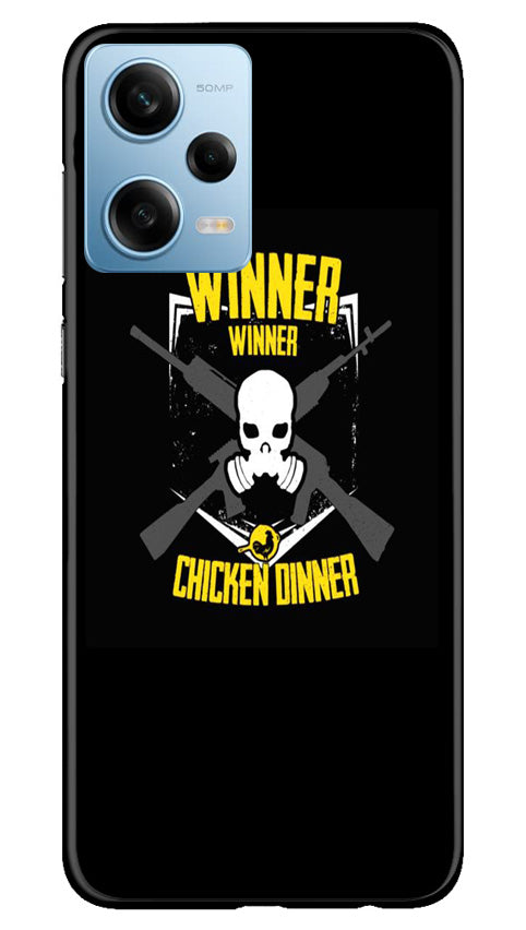 Winner Winner Chicken Dinner Mobile Back Case for Redmi Note 12 5G (Design - 147) Winner Winner Chicken Dinner Case for Redmi Note 12 5G (Design - 147)