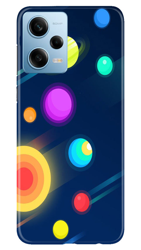 Solar Planet Mobile Back Case for Redmi Note 12 5G (Design - 166) Solar Planet Case for Redmi Note 12 5G (Design - 166)