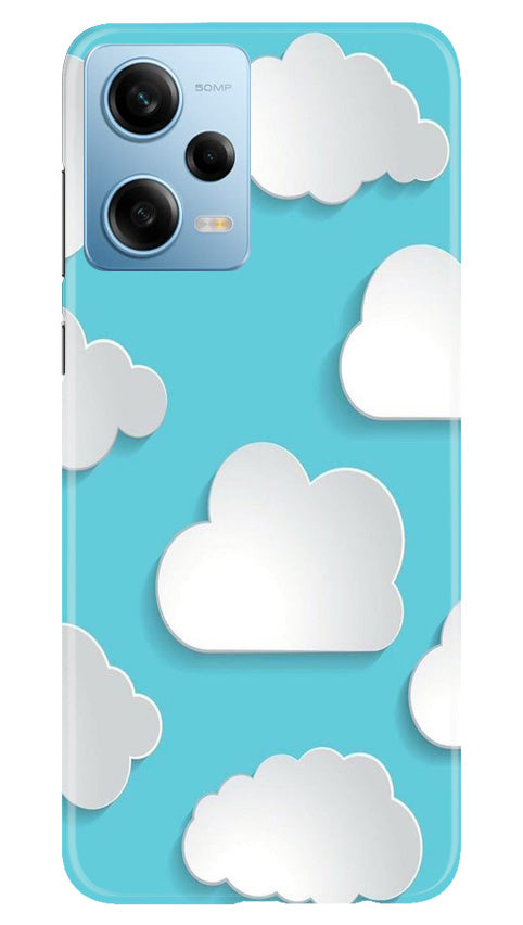Clouds Mobile Back Case for Redmi Note 12 5G (Design - 179) Clouds Case for Redmi Note 12 5G (Design No. 179)