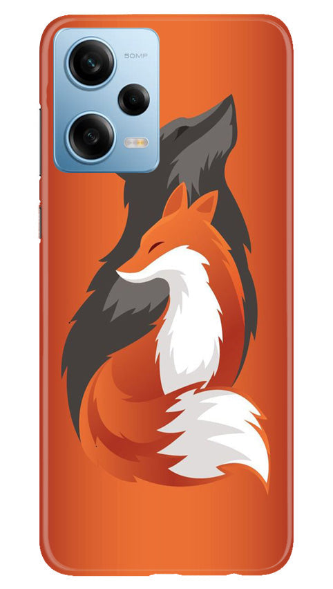 Wolf Mobile Back Case for Redmi Note 12 5G (Design - 193) Wolf Case for Redmi Note 12 5G (Design No. 193)