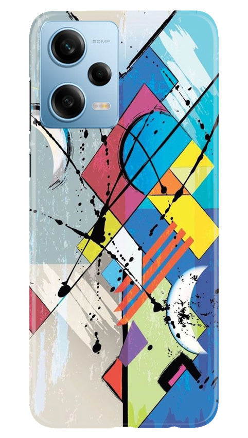 Modern Art Mobile Back Case for Poco X5 5G (Design - 204) Modern Art Case for Poco X5 5G (Design No. 204)