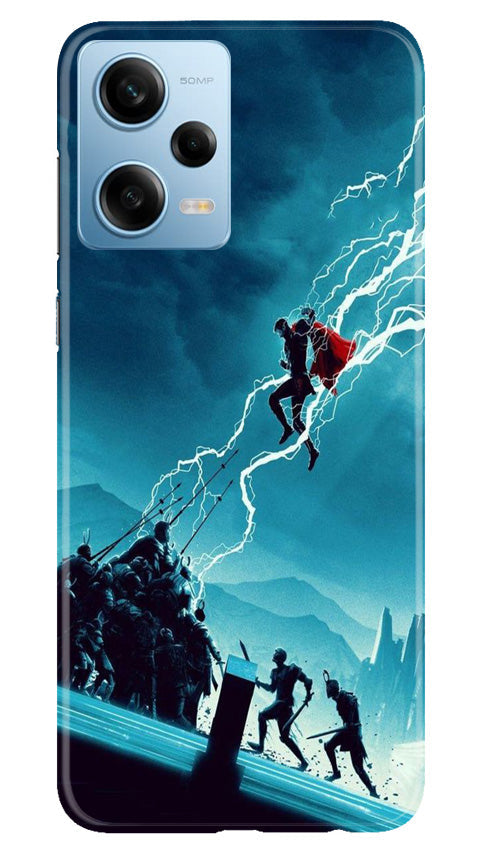Thor Avengers Mobile Back Case for Redmi Note 12 5G (Design - 212) Thor Avengers Case for Redmi Note 12 5G (Design No. 212)