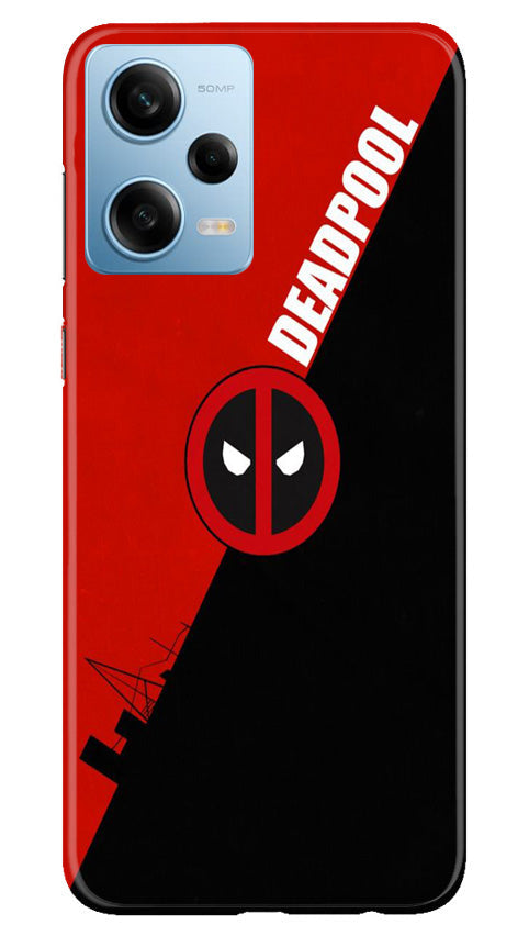 Deadpool Mobile Back Case for Redmi Note 12 5G (Design - 217) Deadpool Case for Redmi Note 12 5G (Design No. 217)