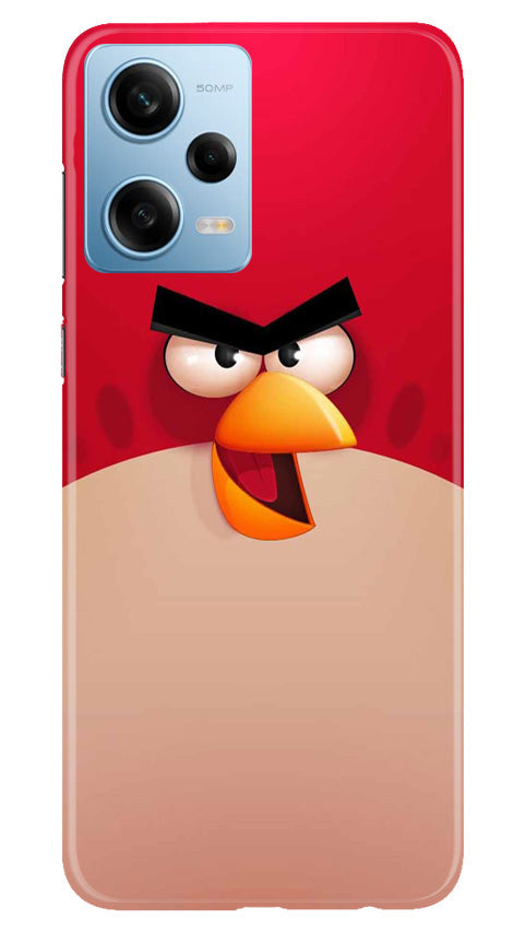 Angry Bird Red Mobile Back Case for Redmi Note 12 Pro 5G (Design - 287) Angry Bird Red Mobile Back Case for Redmi Note 12 Pro 5G (Design - 287)
