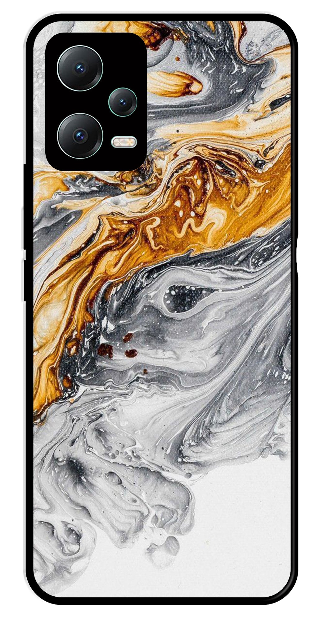 Marble Pattern Metal Mobile Case for Redmi Note 12 Pro 5G Marble Pattern Metal Mobile Case for Redmi Note 12 Pro 5G (Design No -36)