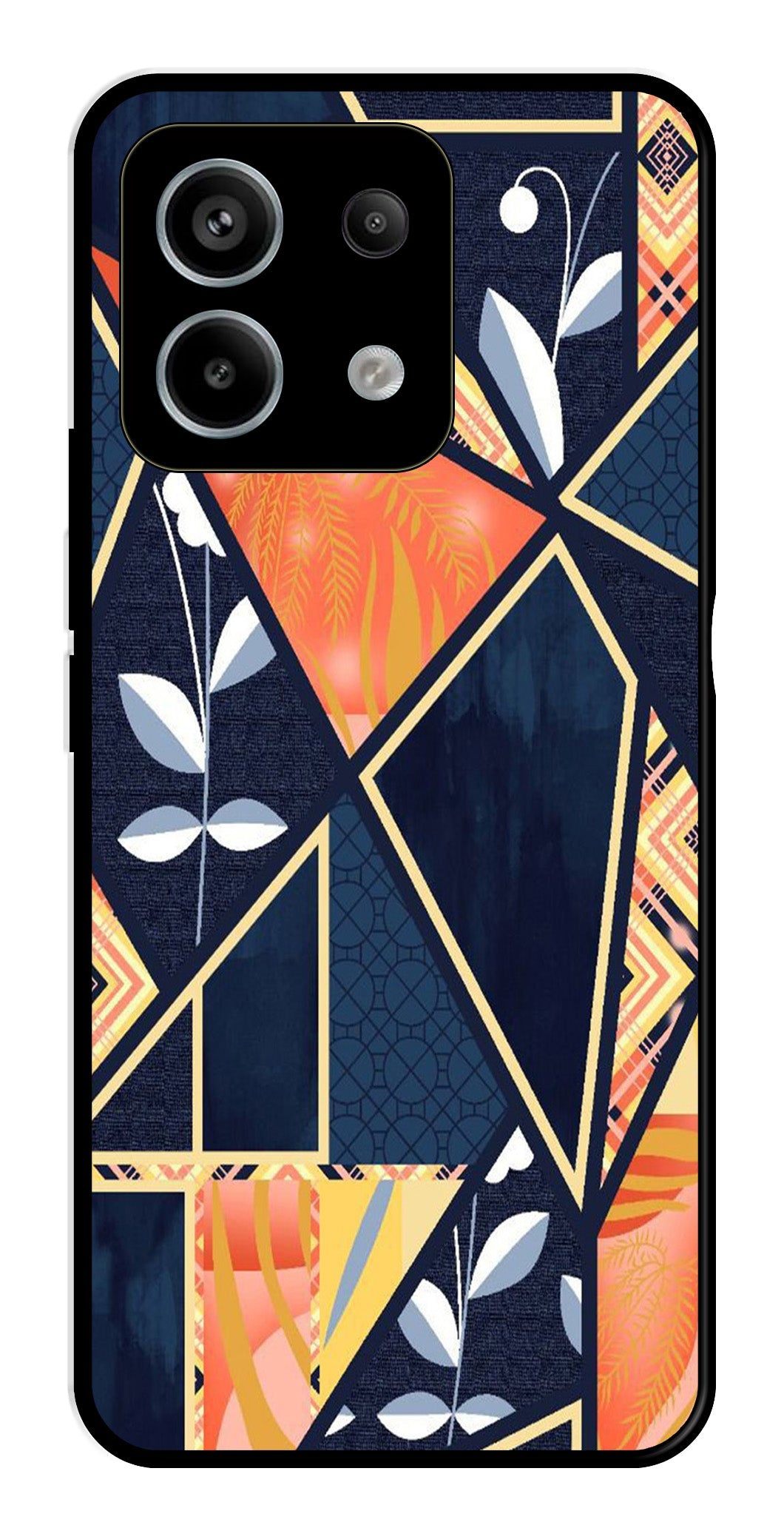 Marble Design Metal Mobile Case for Redmi Note 13 5G Marble Design Metal Mobile Case for Redmi Note 13 5G (Design No -07)