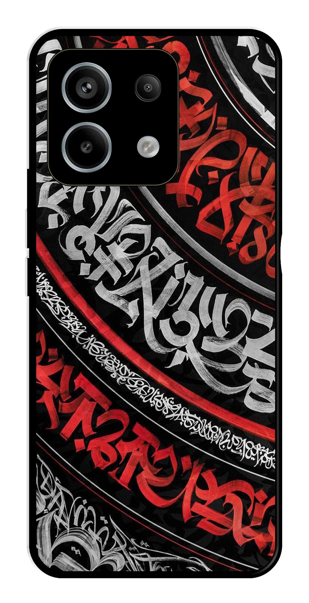 Qalander Art Metal Mobile Case for Redmi Note 13 Pro 5G Qalander Art Metal Mobile Case for Redmi Note 13 Pro 5G (Design No -49)
