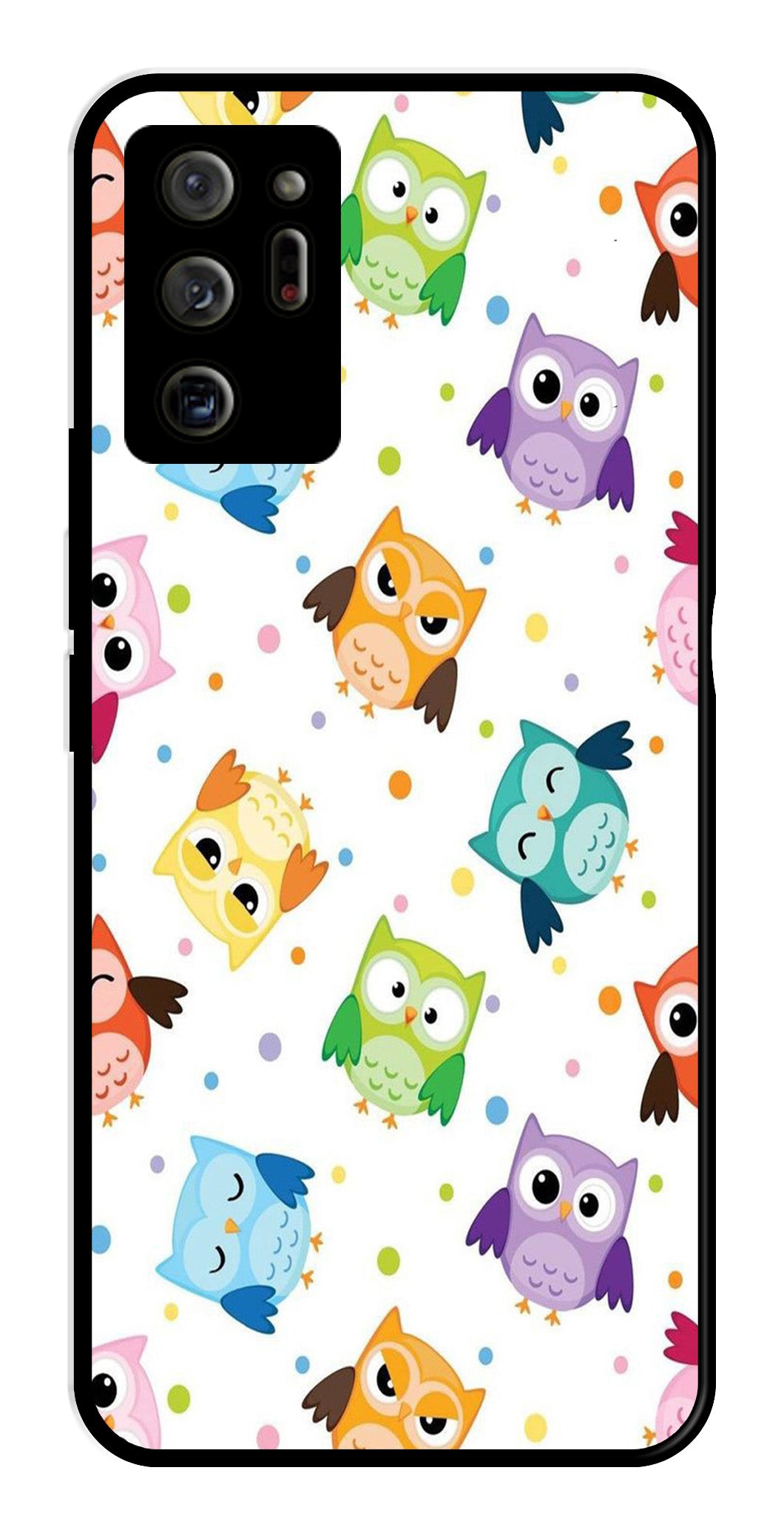 Owls Pattern Metal Mobile Case for Samsung Galaxy Note 20 Ultra Owls Pattern Metal Mobile Case for Samsung Galaxy Note 20 Ultra (Design No -20)