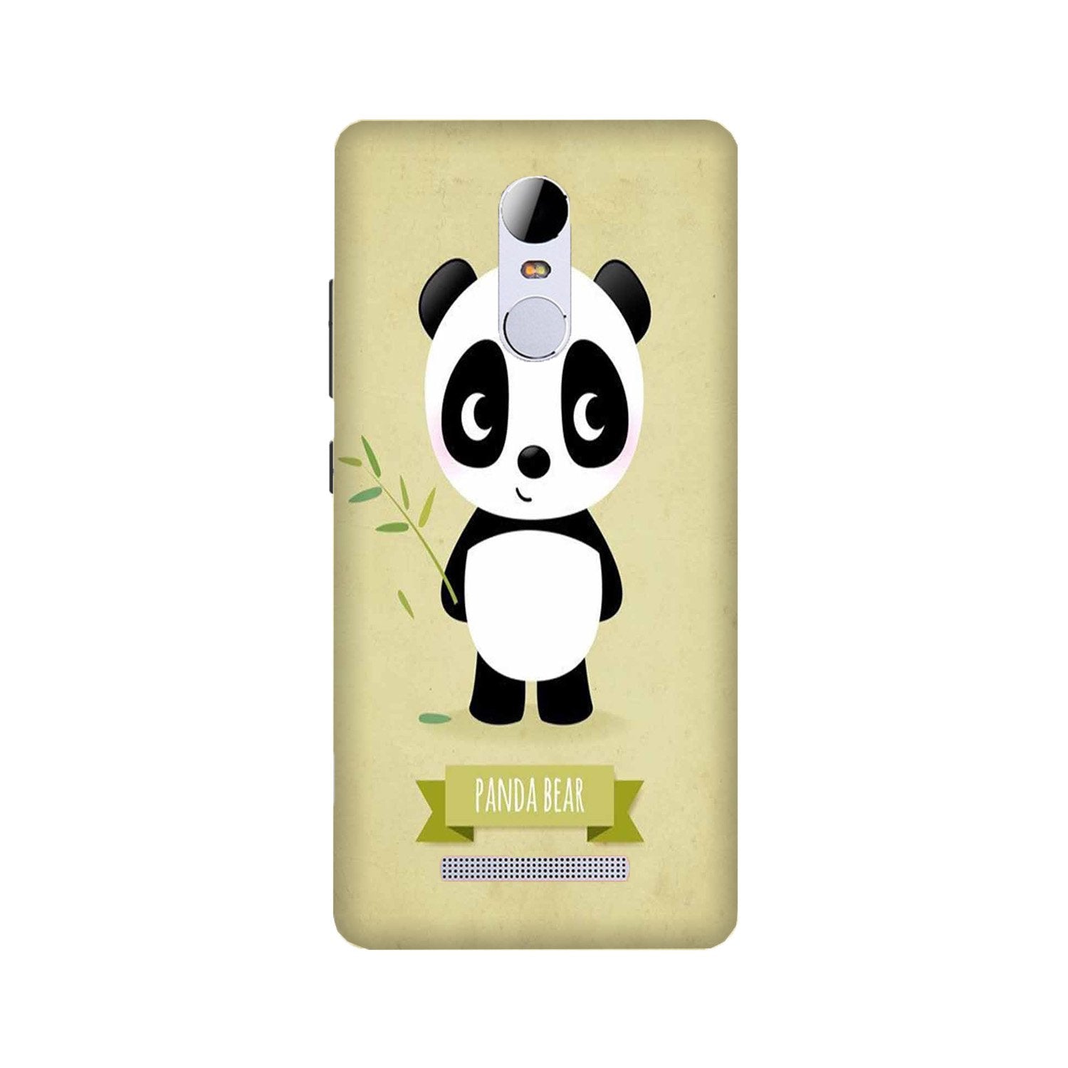 Panda Bear Mobile Back Case for Redmi Note 3 (Design - 317) Panda Bear Mobile Back Case for Redmi Note 3 (Design - 317)