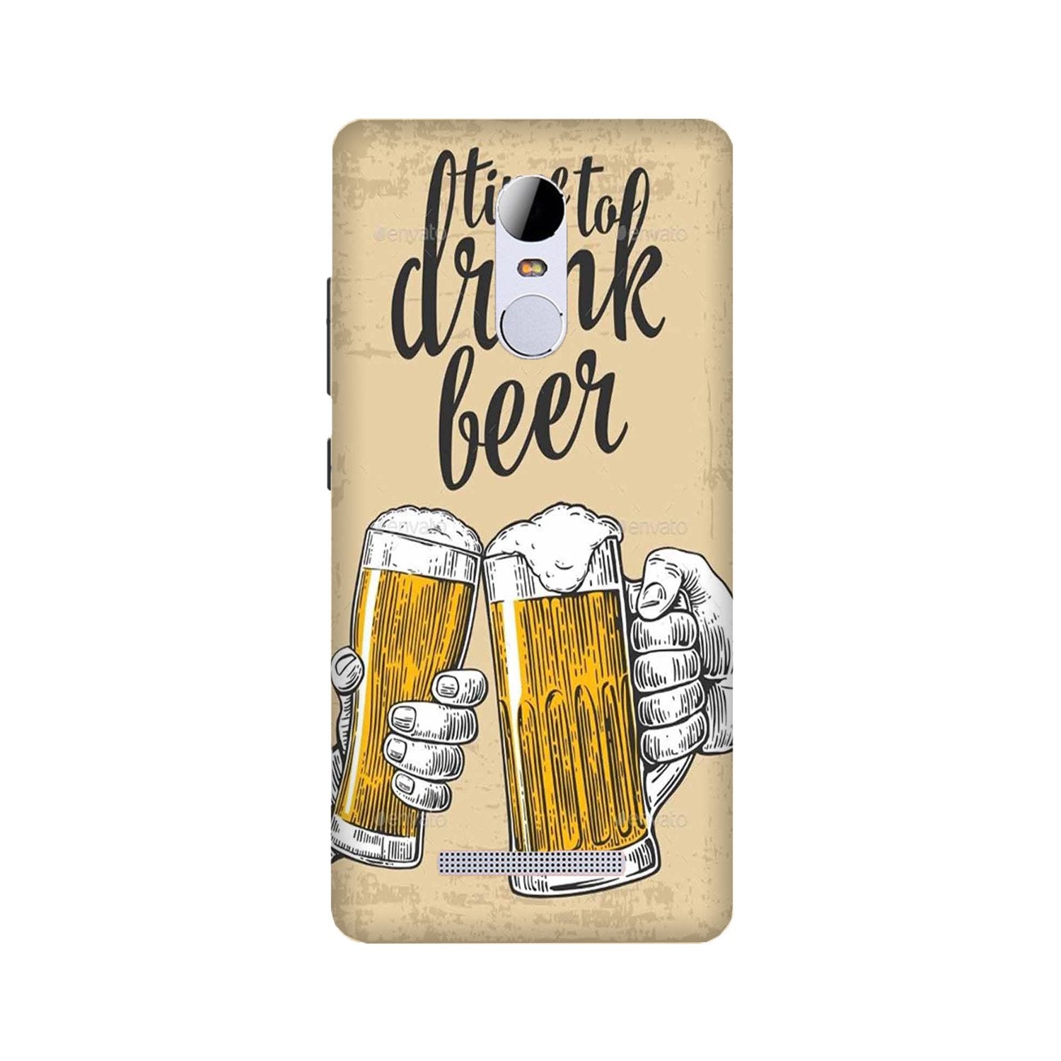 Drink Beer Mobile Back Case for Redmi Note 3 (Design - 328) Drink Beer Mobile Back Case for Redmi Note 3 (Design - 328)
