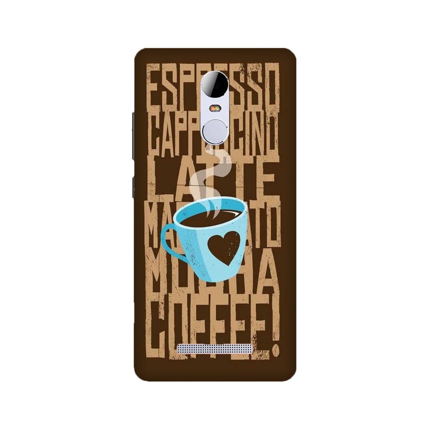 Love Coffee Mobile Back Case for Redmi Note 3 (Design - 351) Love Coffee Mobile Back Case for Redmi Note 3 (Design - 351)