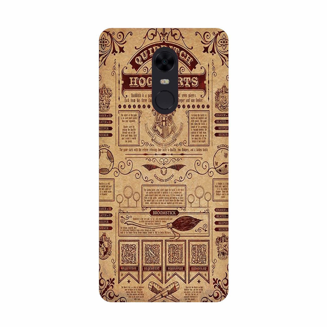 Hogwarts Mobile Back Case for Redmi Note 5 (Design - 304) Hogwarts Mobile Back Case for Redmi Note 5 (Design - 304)