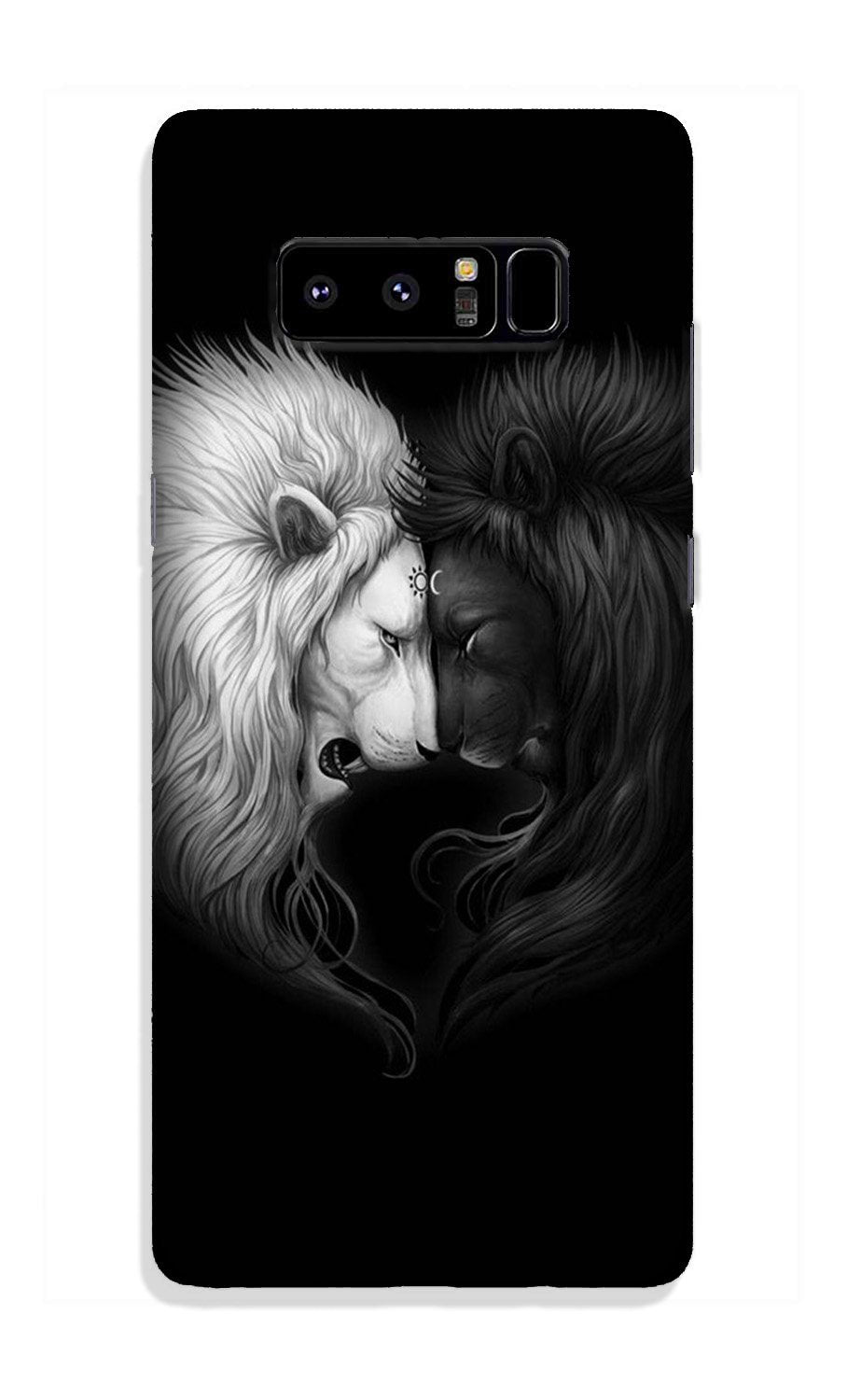 Dark White Lion Case for Galaxy Note 8 (Design - 140) Dark White Lion Case for Galaxy Note 8 (Design - 140)