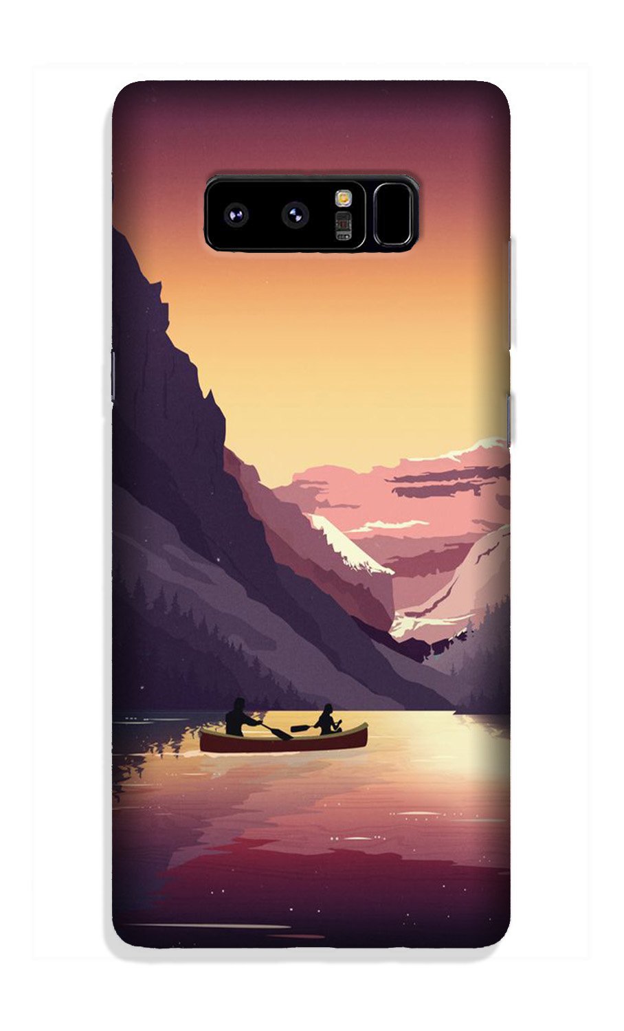 Mountains Boat Case for Galaxy Note 8 (Design - 181) Mountains Boat Case for Galaxy Note 8 (Design - 181)