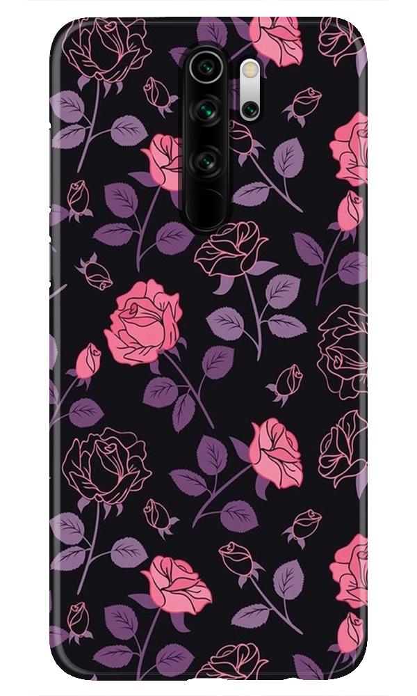 Rose Pattern Mobile Back Case for Redmi Note 8 Pro (Design - 2) Rose Pattern Case for Xiaomi Redmi Note 8 Pro