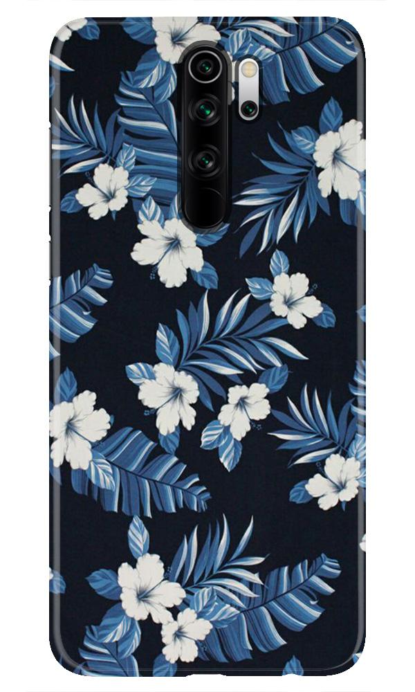 White flowers Blue Background2 Mobile Back Case for Redmi Note 8 Pro (Design - 15) White flowers Blue Background2 Case for Xiaomi Redmi Note 8 Pro
