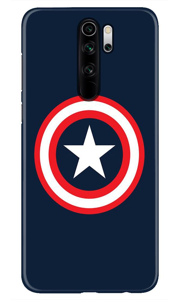 Captain America Mobile Back Case for Redmi Note 8 Pro (Design - 42) Captain America Case for Xiaomi Redmi Note 8 Pro