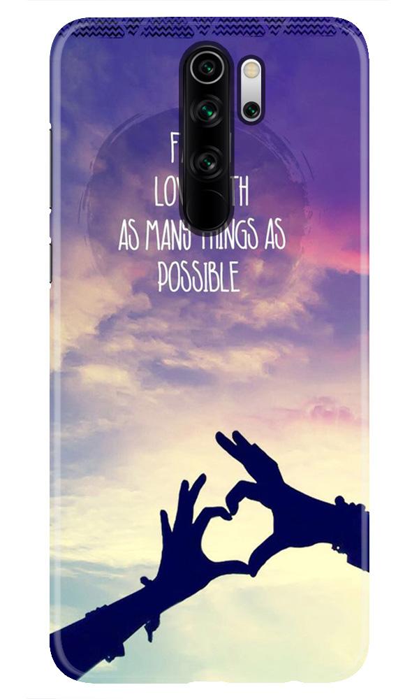 Fall in love Mobile Back Case for Redmi Note 8 Pro (Design - 50) Fall in love Case for Xiaomi Redmi Note 8 Pro