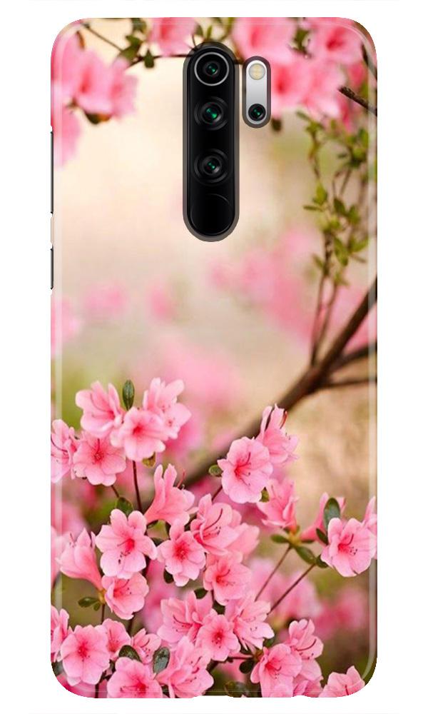 Pink flowers Mobile Back Case for Redmi Note 8 Pro (Design - 69) Pink flowers Case for Xiaomi Redmi Note 8 Pro