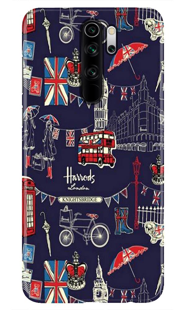 Love London Mobile Back Case for Redmi Note 8 Pro (Design - 75) Love London Case for Xiaomi Redmi Note 8 Pro