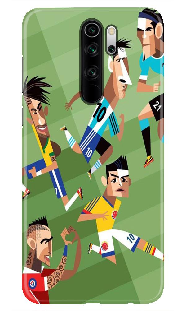 Football Mobile Back Case for Redmi Note 8 Pro (Design - 166) (Design - 166) Football Case for Xiaomi Redmi Note 8 Pro (Design - 166)