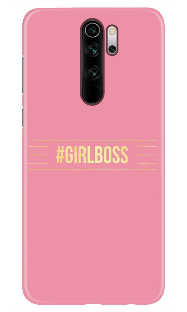 Girl Boss Pink Mobile Back Case for Redmi Note 8 Pro (Design - 263) Girl Boss Pink Case for Xiaomi Redmi Note 8 Pro (Design No. 263)