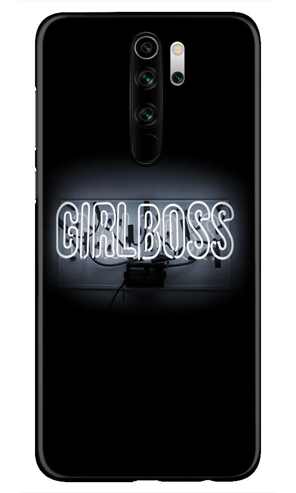 Girl Boss Black Mobile Back Case for Redmi Note 8 Pro (Design - 268) Girl Boss Black Case for Xiaomi Redmi Note 8 Pro (Design No. 268)