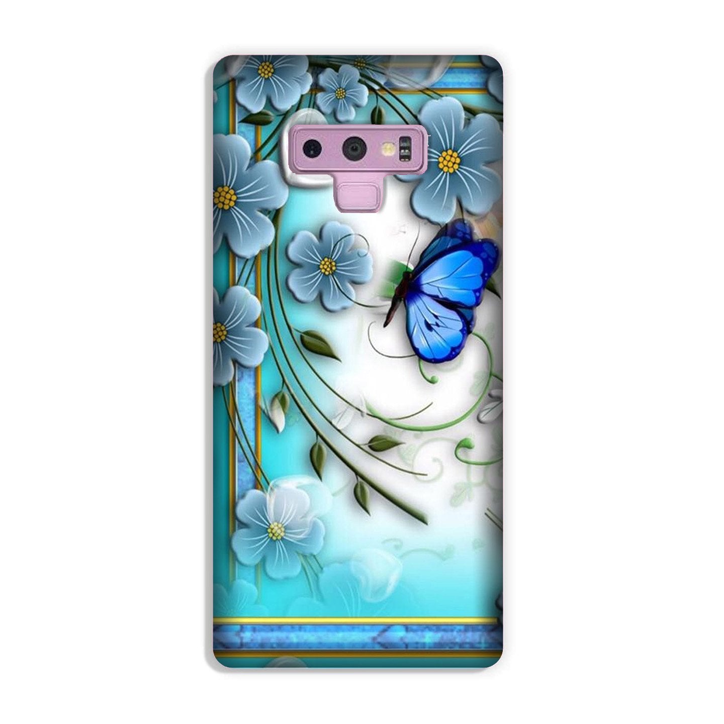 Blue Butterfly Case for Galaxy Note 9 Blue Butterfly Case for Galaxy Note 9