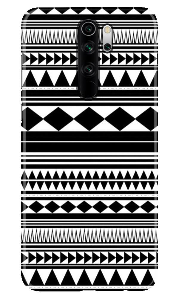 Black white Pattern Mobile Back Case for Poco M2 (Design - 5) Black white Pattern Case for Poco M2