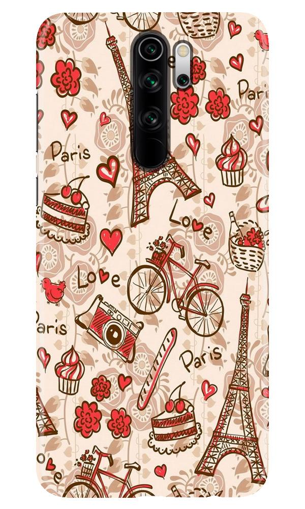 Love Paris Mobile Back Case for Poco M2 (Design - 103) Love Paris Case for Poco M2 (Design - 103)