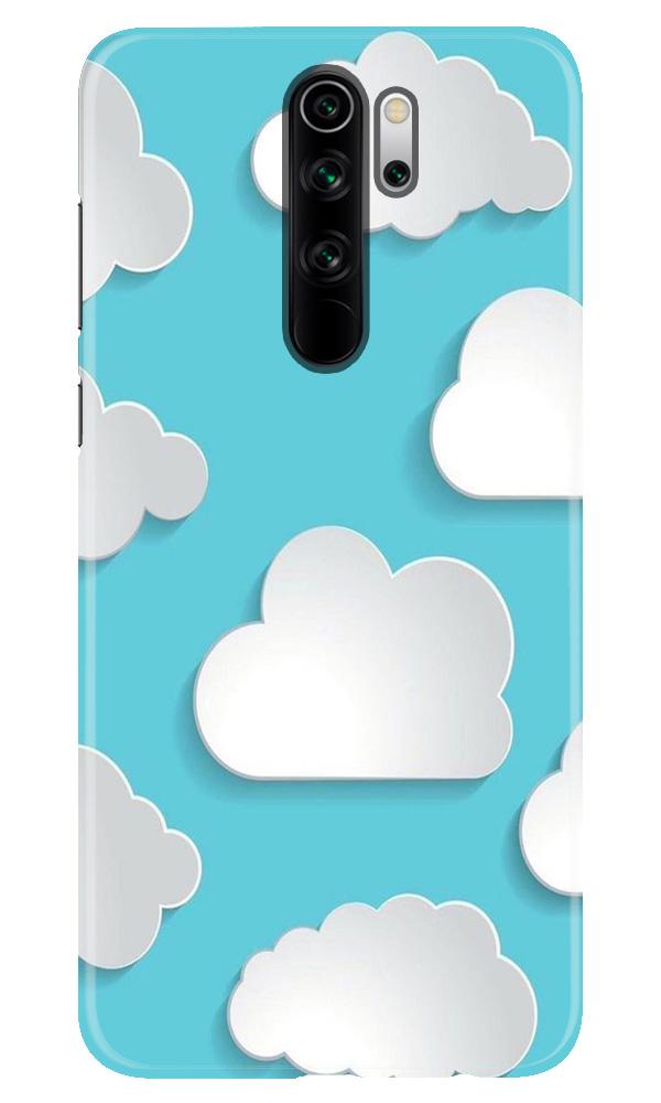 Clouds Mobile Back Case for Poco M2 (Design - 210) Clouds Case for Poco M2 (Design No. 210)