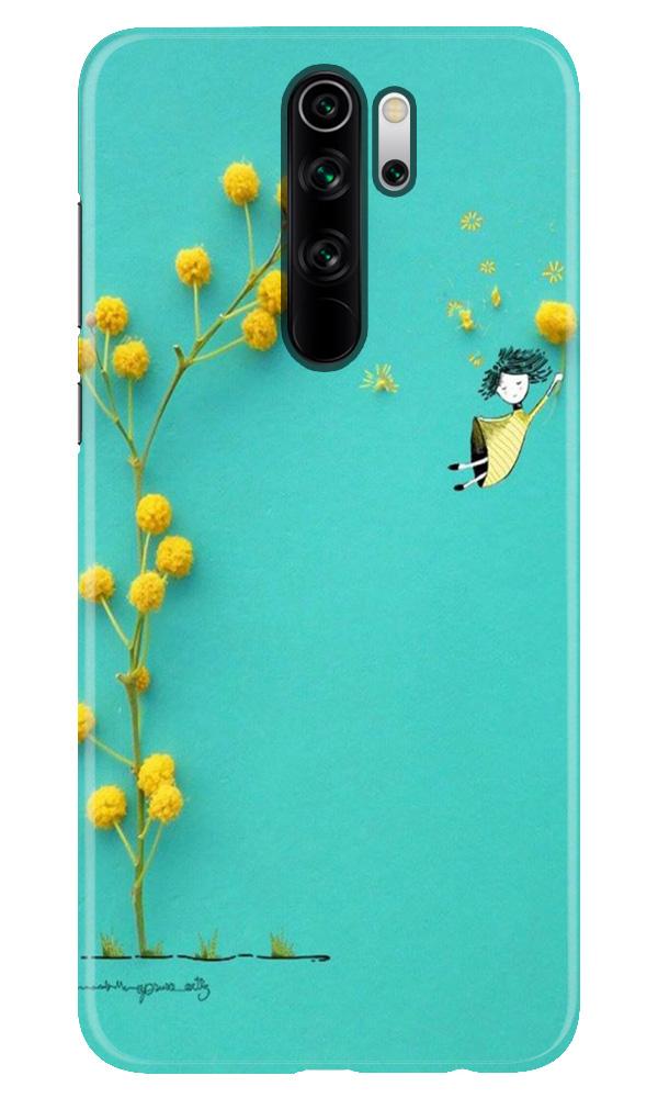 Flowers Girl Mobile Back Case for Poco M2 (Design - 216) Flowers Girl Case for Poco M2 (Design No. 216)
