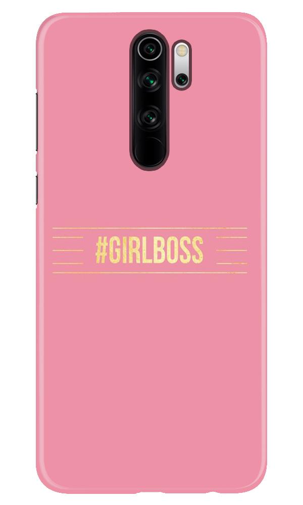 Girl Boss Pink Mobile Back Case for Xiaomi Redmi 9 Prime (Design - 263) Girl Boss Pink Case for Xiaomi Redmi 9 Prime (Design No. 263)