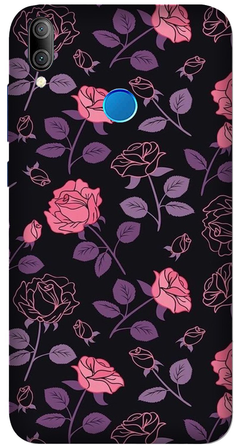 Rose Pattern Case for Huawei Y7 Prime 2019 Model Rose Pattern Case for Huawei Y7 Prime 2019 Model