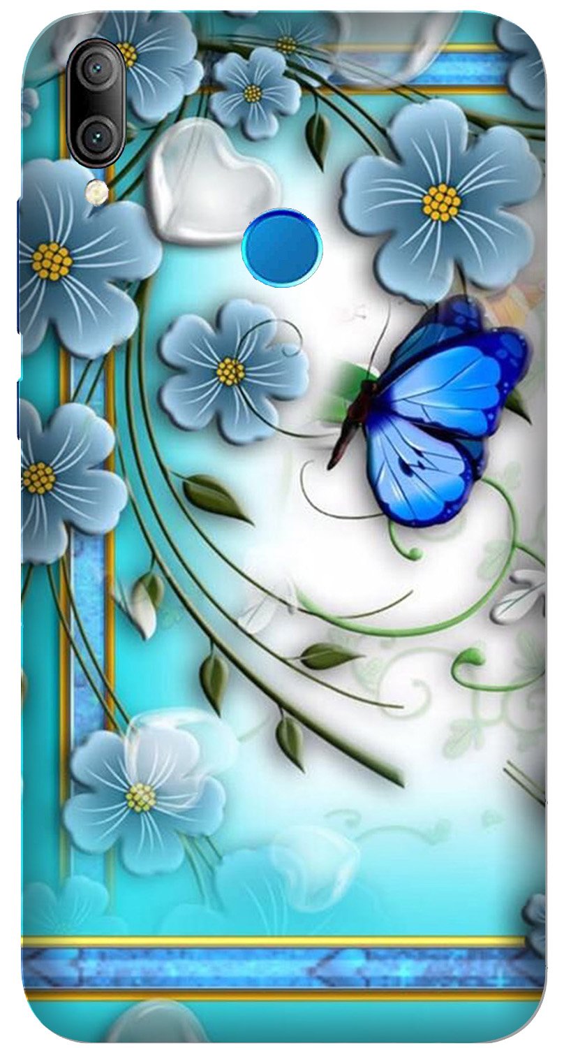 Blue Butterfly Mobile Back Case for Huawei Nova 3i (Design - 21) Blue Butterfly Case for Huawei Nova 3i