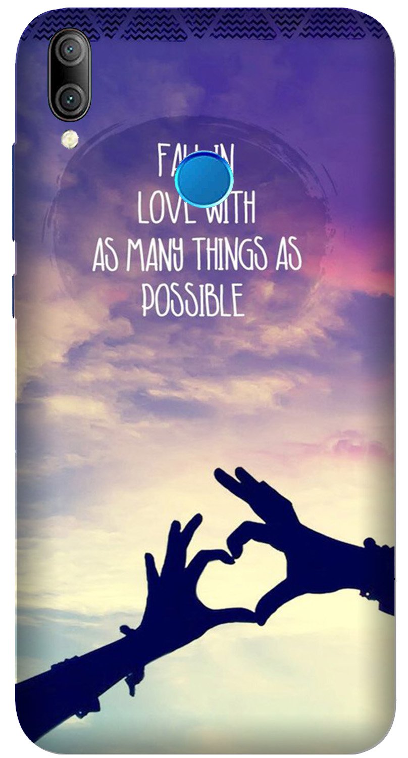 Fall in love Mobile Back Case for Asus Zenfone Max Pro M1 (Design - 50) Fall in love Case for Asus Zenfone Max Pro M1